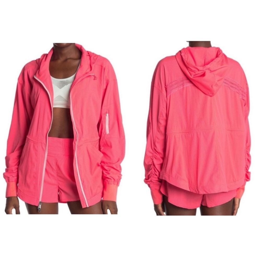 Free People Movement Rum Wild Jacket in Bright Pink | Women’s Size M